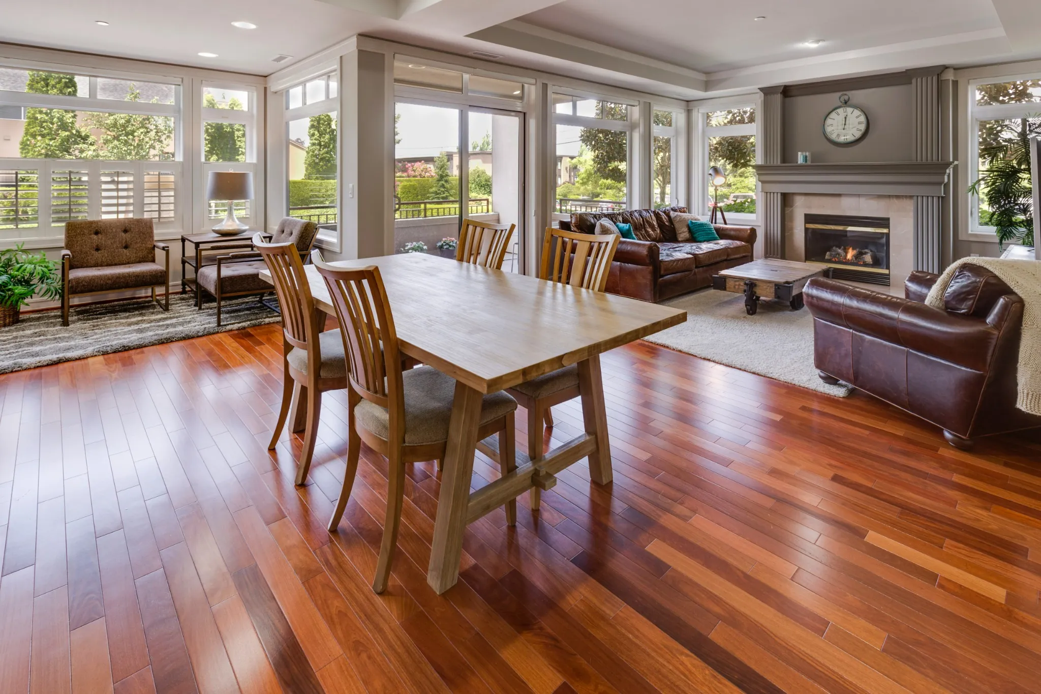 A light-filled interior space